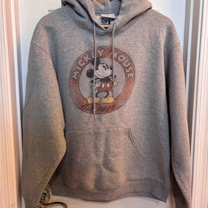 Fruit of the Loom Gray Mickey Mouse Sweater